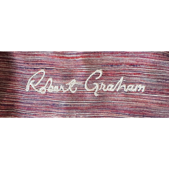 Robert Graham Long Sleeve Pink & Purple Print Button-Up Shirt size XL - Picture 10 of 10